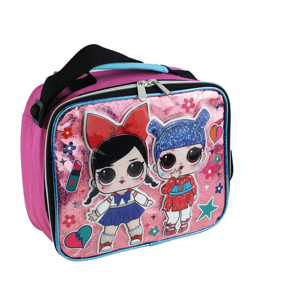 LOL Surprise Insulated Lunch Bag with Shoulder Straps