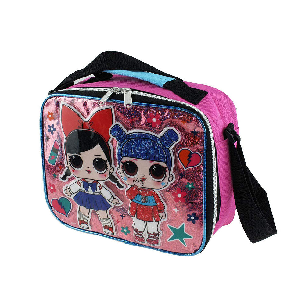 LOL Surprise Insulated Lunch Bag with Shoulder Straps