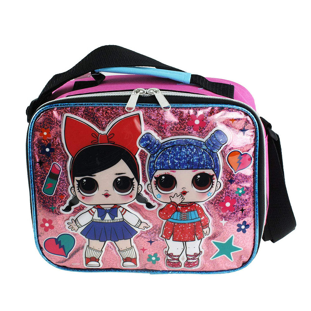LOL Surprise Insulated Lunch Bag with Shoulder Straps