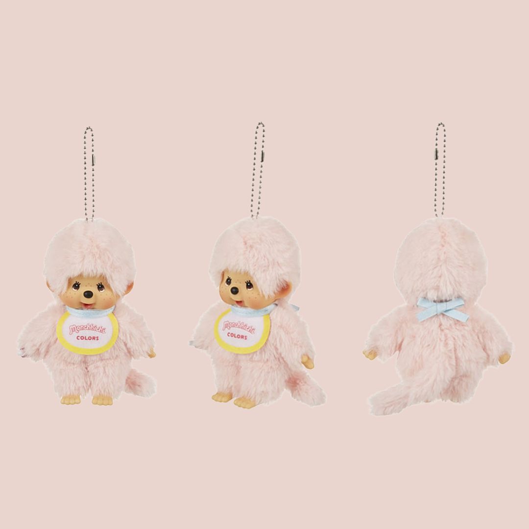Monchhichi Colorful Plush Keychain