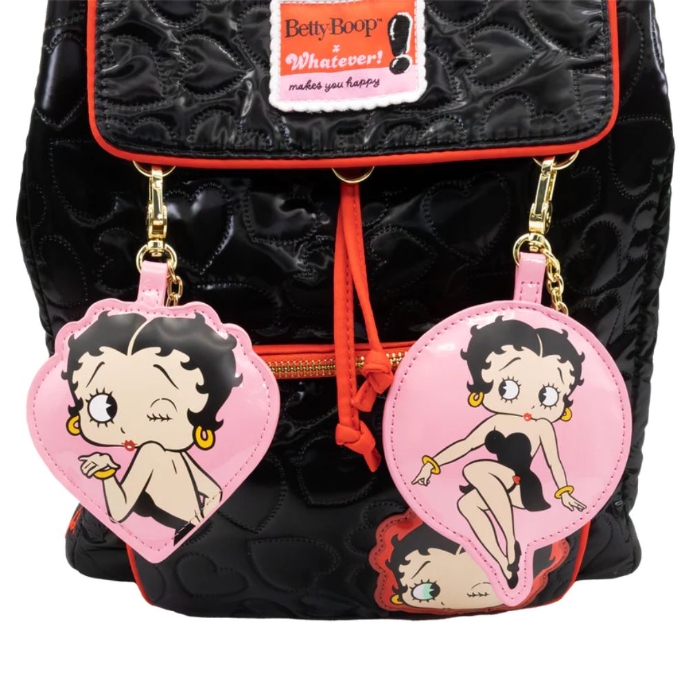 Whatever! Makes You Happy x Betty Boop Mystery Bag Icons Padded Vinyl Bag Charms