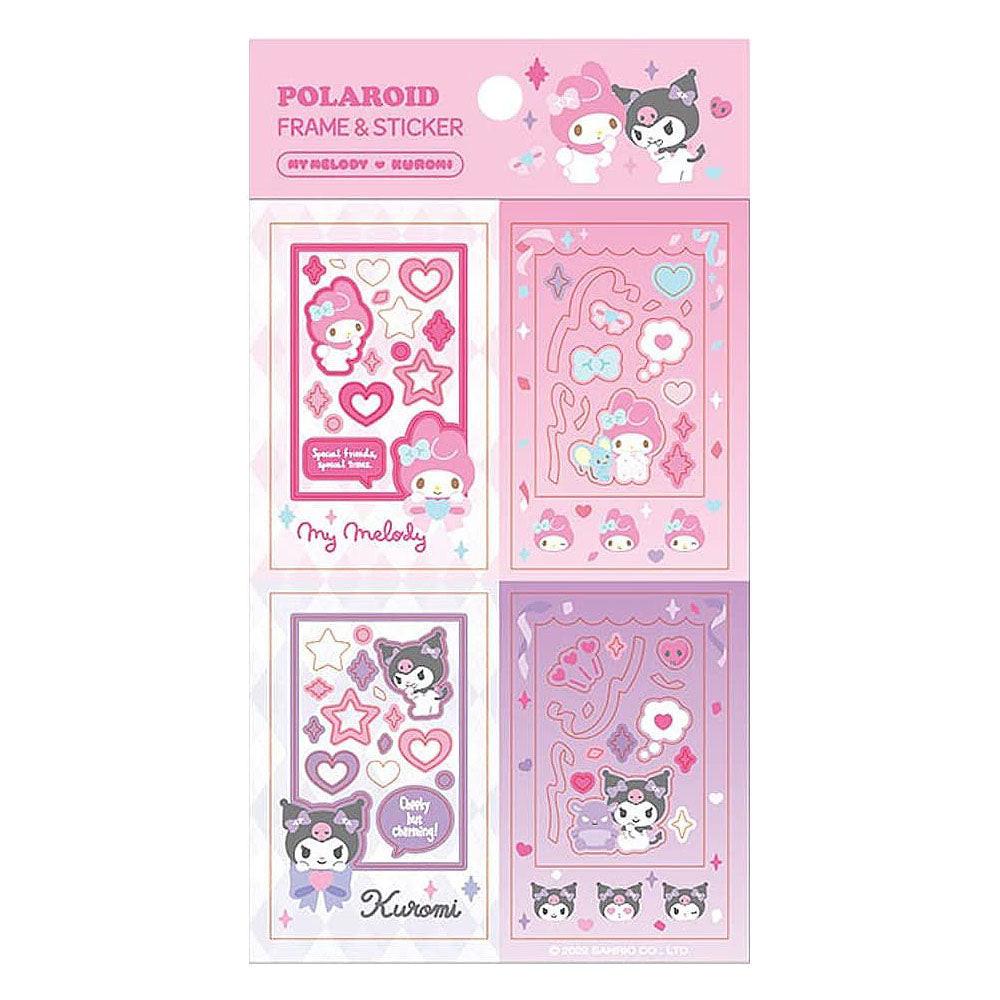 Sanrio My Melody & Kuromi Polaroid Frame Stickers