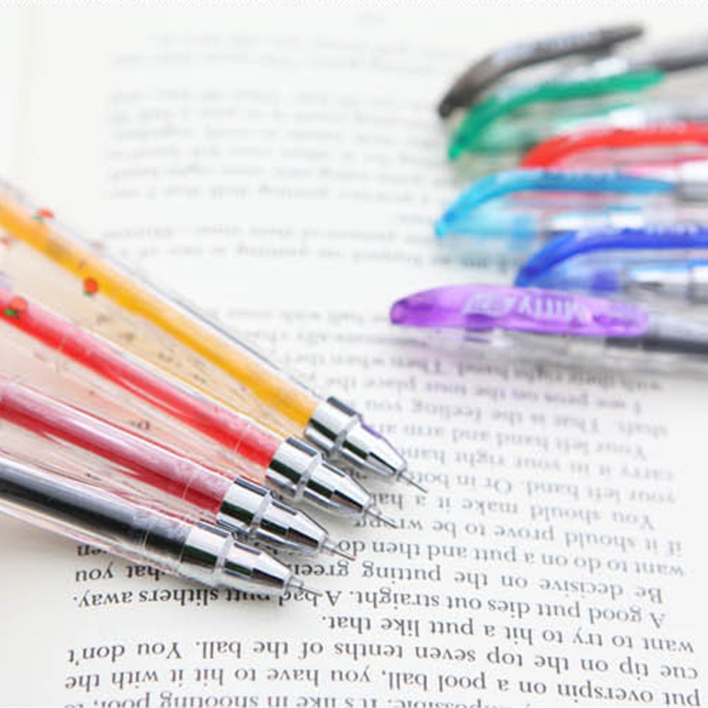 An officially licensed Miffy blue gel pen featuring, a clear barrel with Miffy graphics and a fine 0.5mm tip.
