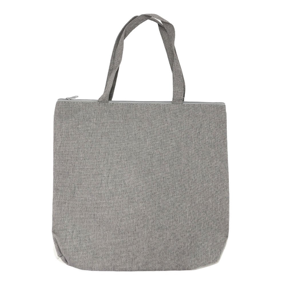 An officially licensed Miffy canvas tote bag with zipper closure.