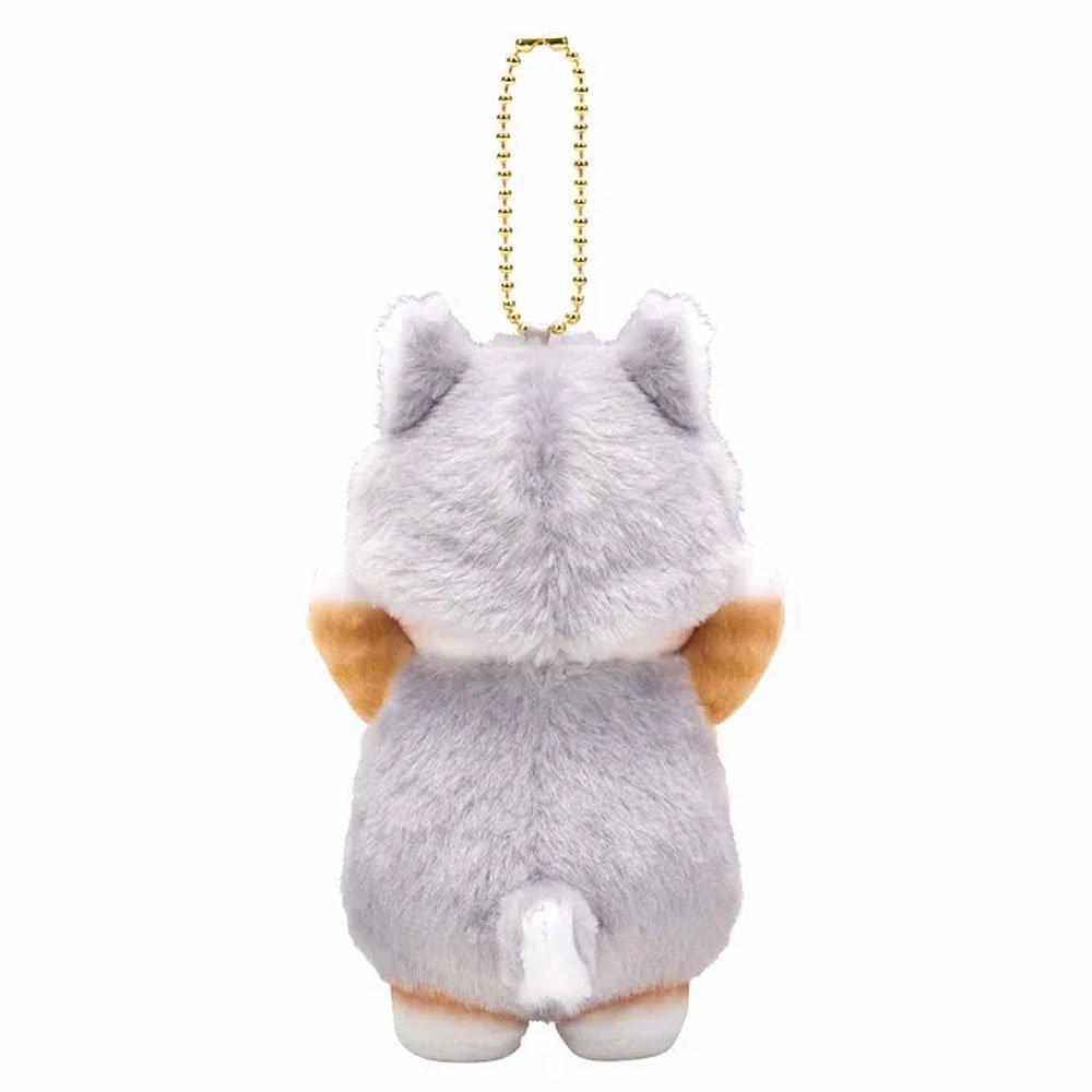 Cute Mofusand cat plush wearing wolf costume