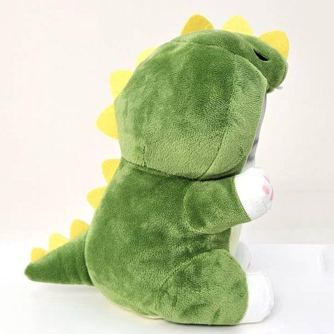 This adorable Mofusand cat is dressed in a dinosaur costume Perfect for Mofusand fans, this plush combines playful charm with cozy cuteness. It's a must-have addition for collectors and those who love unique and fun plushies!
