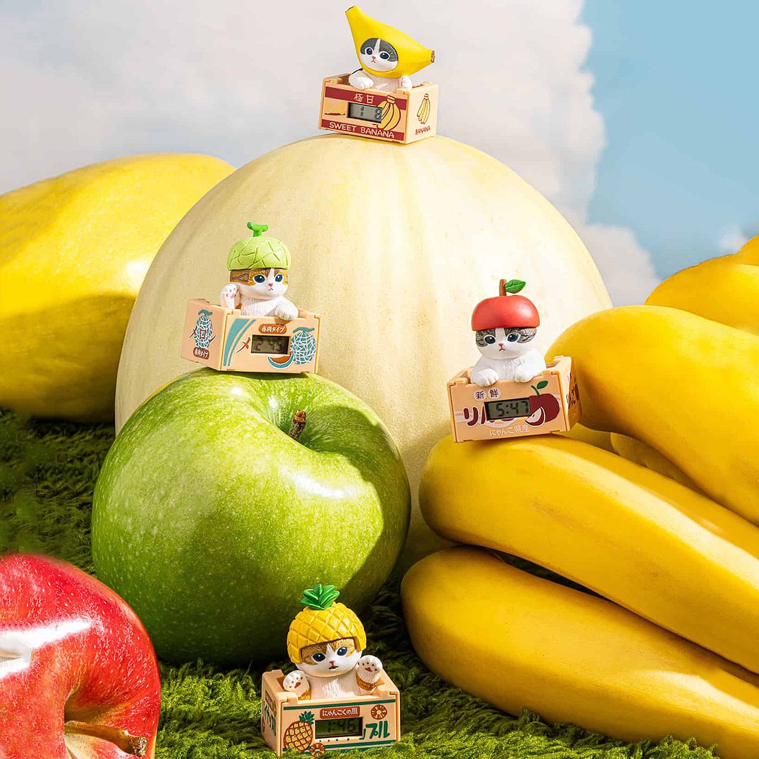 Mofusand Fresh Fruit Meow Watch Figure Blind Box