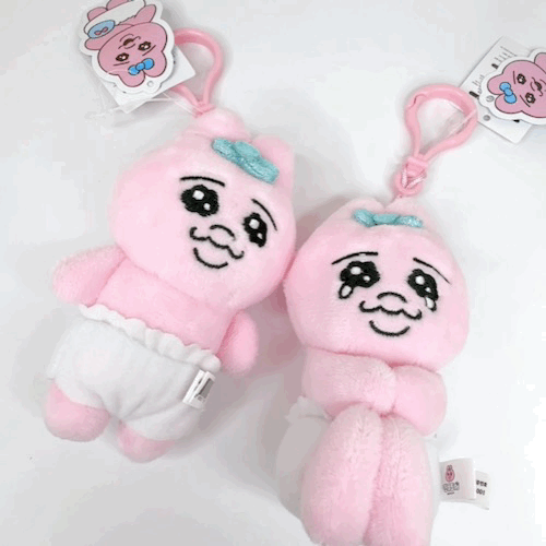 Opanchu-Usagi Sitting & Standing Clip-On Mascot