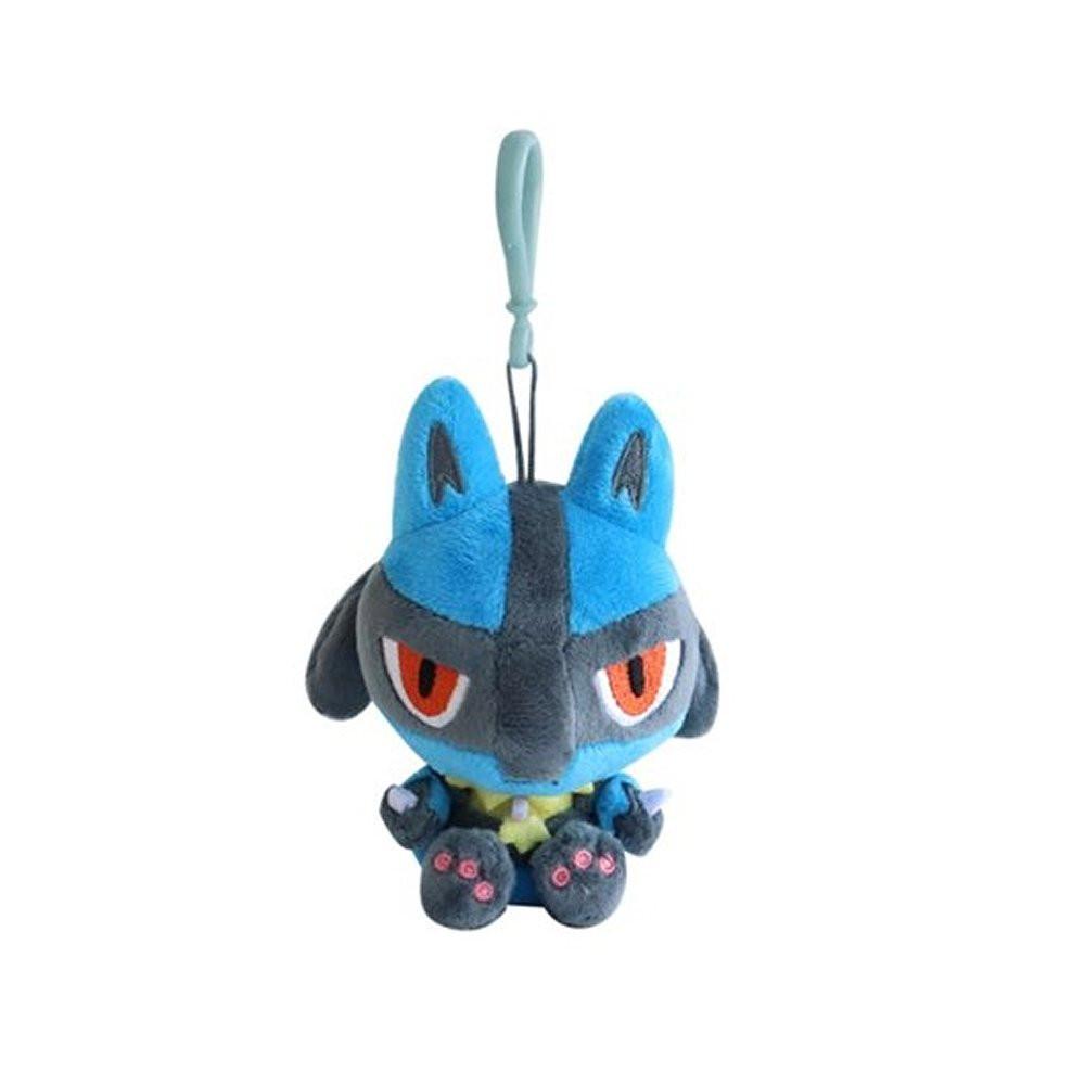 Officially Licensed Pokemon cutie pop Lucario Plush Keychain!Perfect for ornament , displaying, bag charm or gifting to Pokemon fans of all ages.