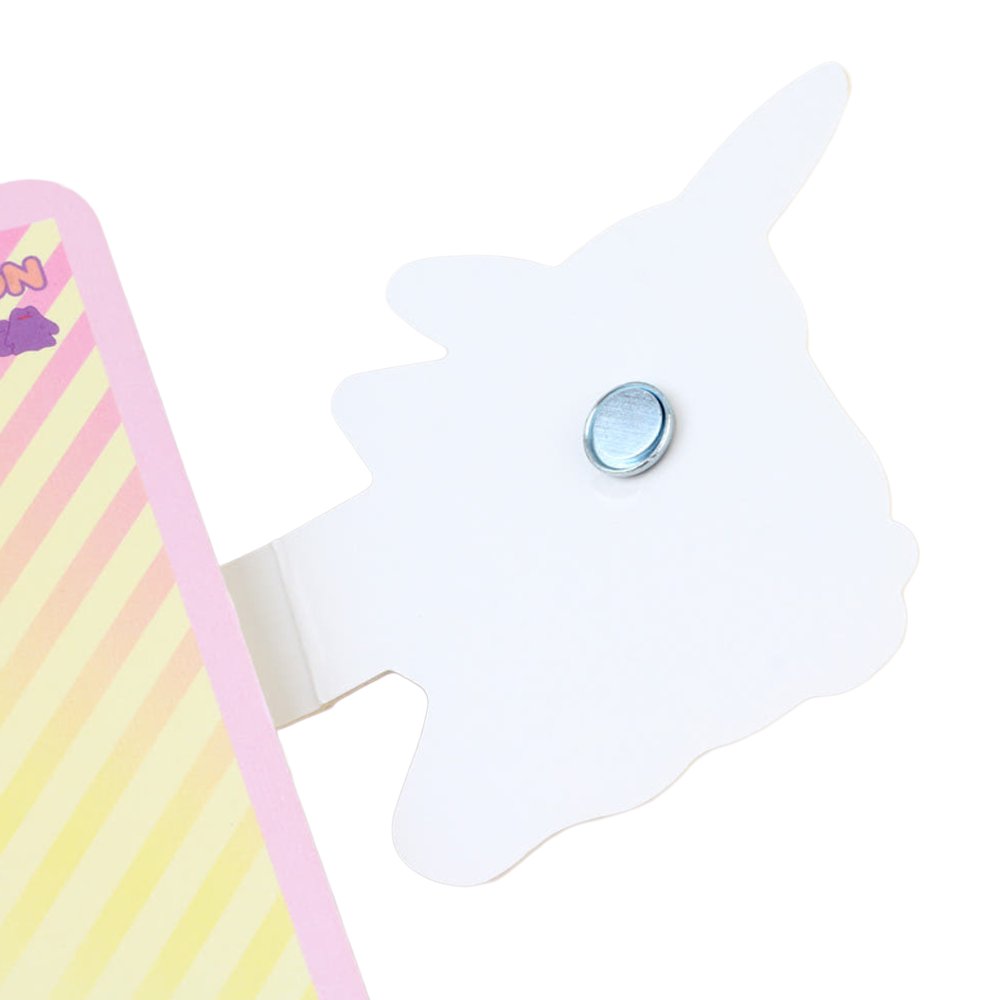 Officially licensed Pokemon spiral notebooks featuring magnetic closure flaps shaped like Ditto and Ditto-faced Pikachu