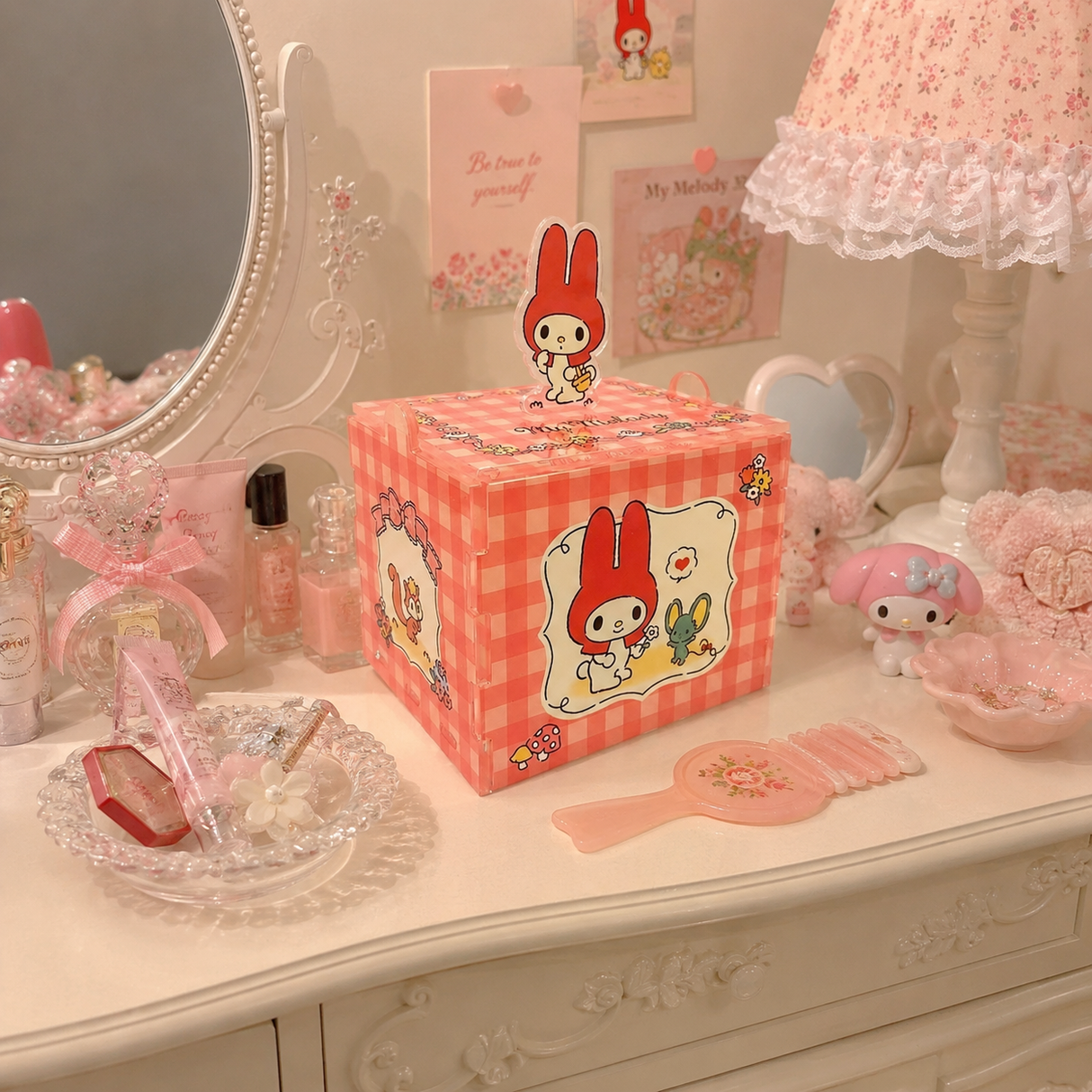 Sanrio My Melody Classic Gingham DIY Box