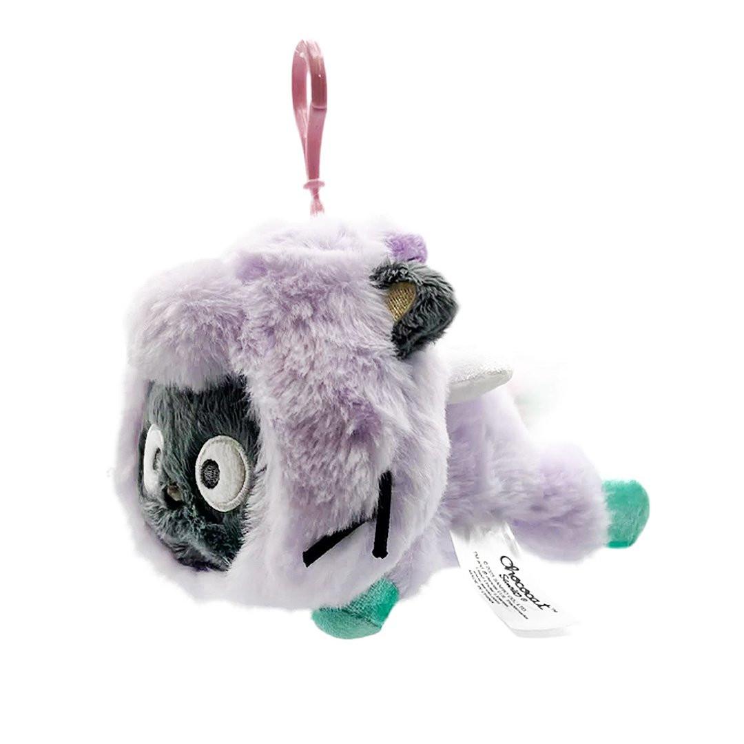 Officially licensed Chococat bag clip plush doll wearing a Pegasus costume a super soft, fluffy pastel purple. Features shimmering pastel colors, glittery wings, and a gorgeous rainbow tail, making it a must-have fantasy friend.. Perfect size to attach to your backpack, bag, purse, car, or pants. Ideal collectible toy for fans and Sanrio enthusiasts.