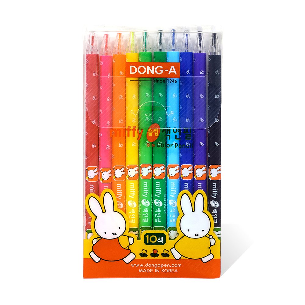Miffy 10 Colors Slim Pencil Set