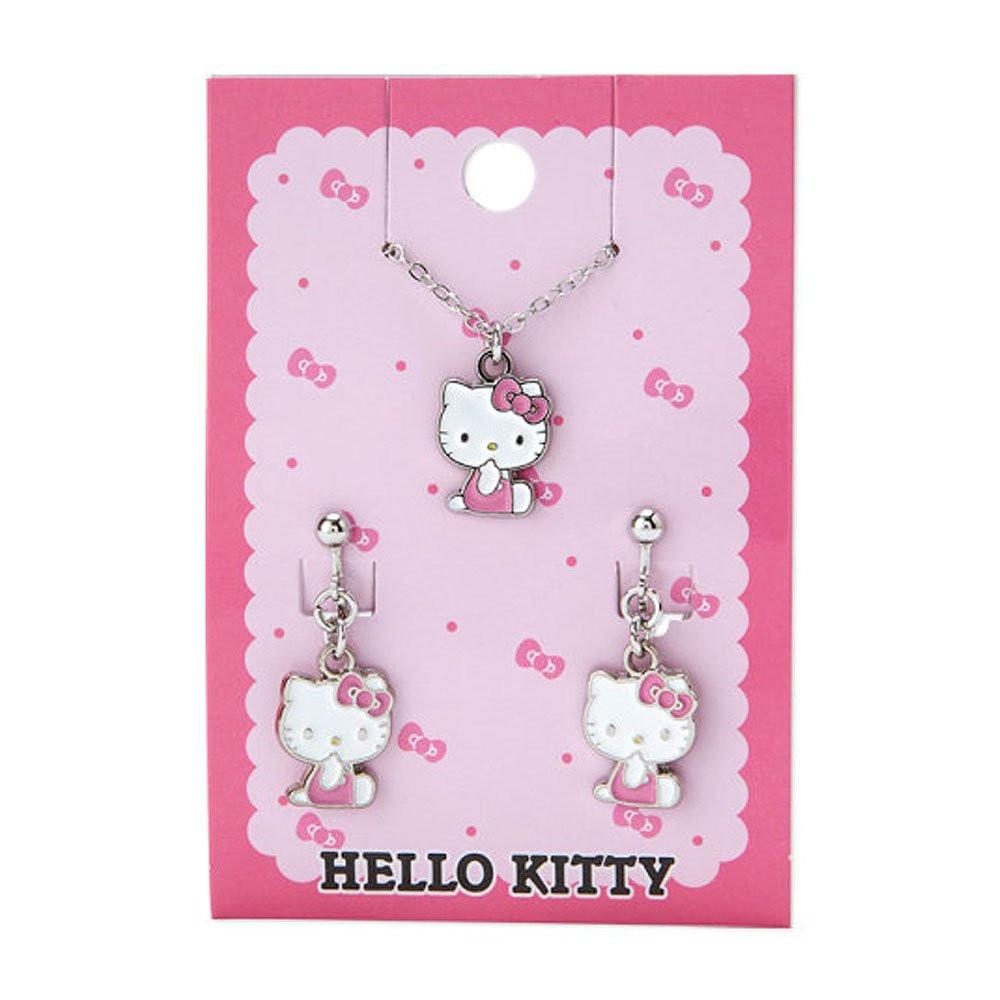Sanrio Characters Necklace & Earrings Set