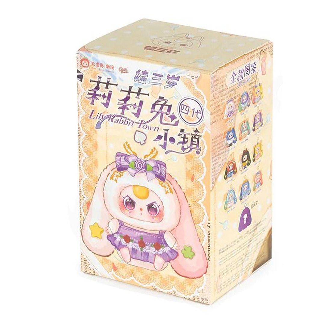 Baby Three Lily Rabbit Town V4 Series Plush Bag Charm Blind Box