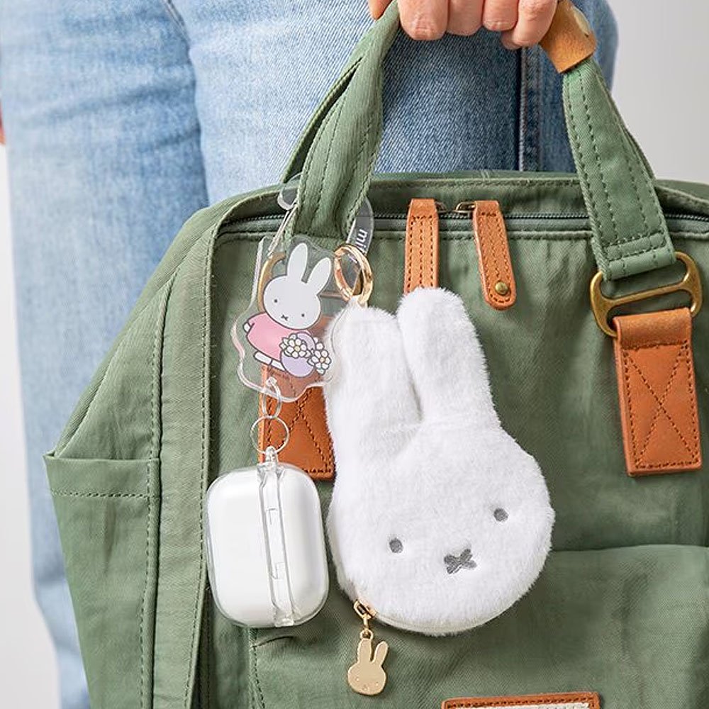 Miffy Face Slim Clip-On Pouch