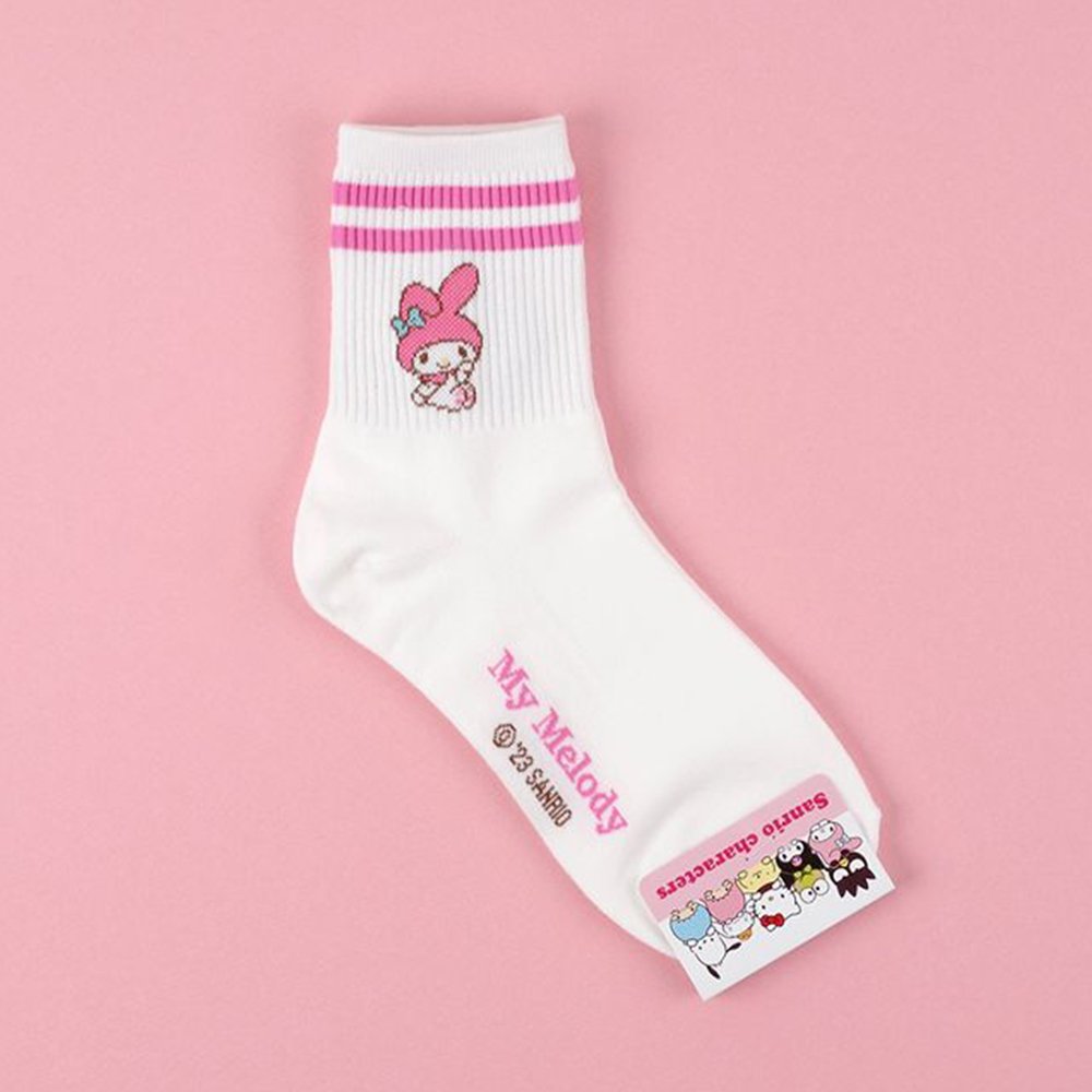 Sanrio Striped Crew Socks