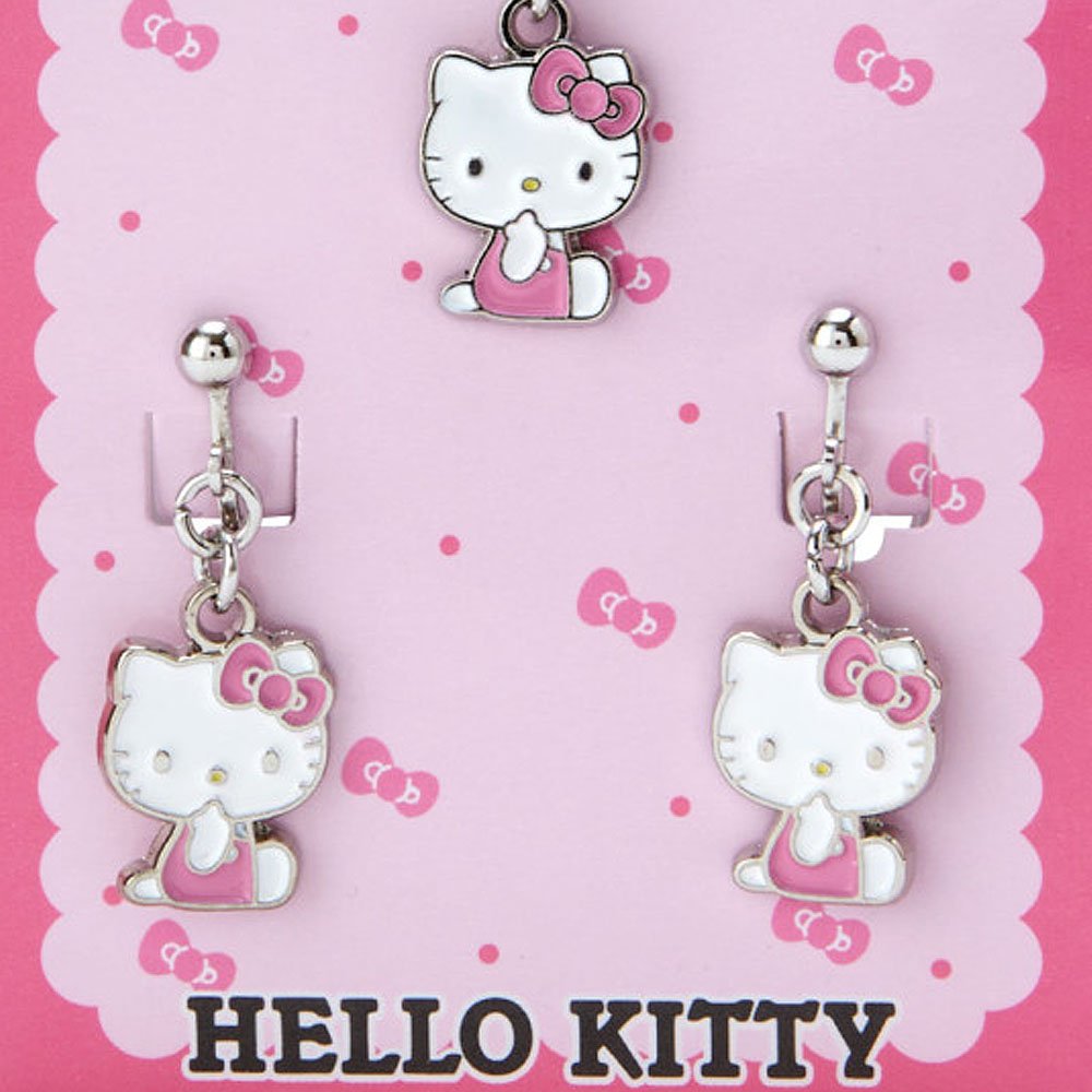 Sanrio Characters Necklace & Earrings Set