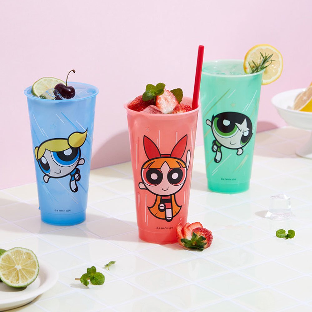 Powerpuff Girls Reusable Cold Cups Set