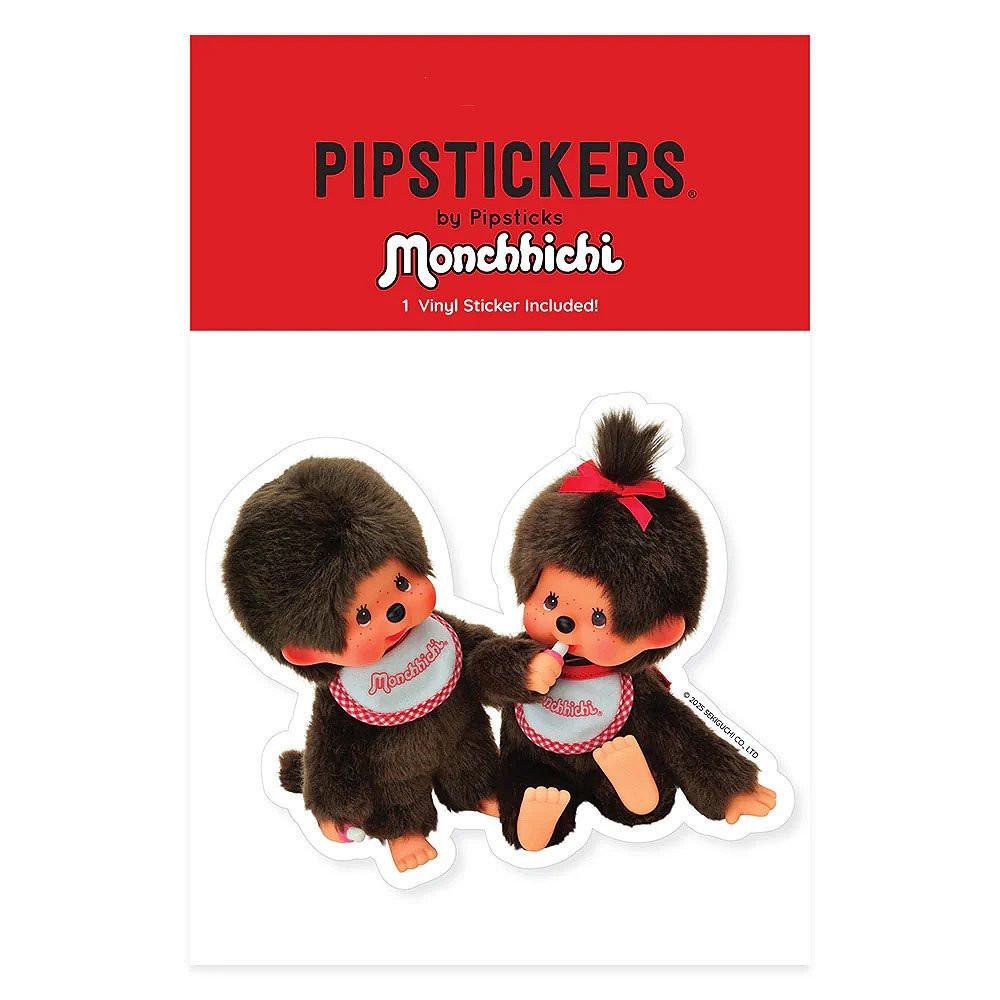 Monchhichi Boy& Girl Vinyl Sticker