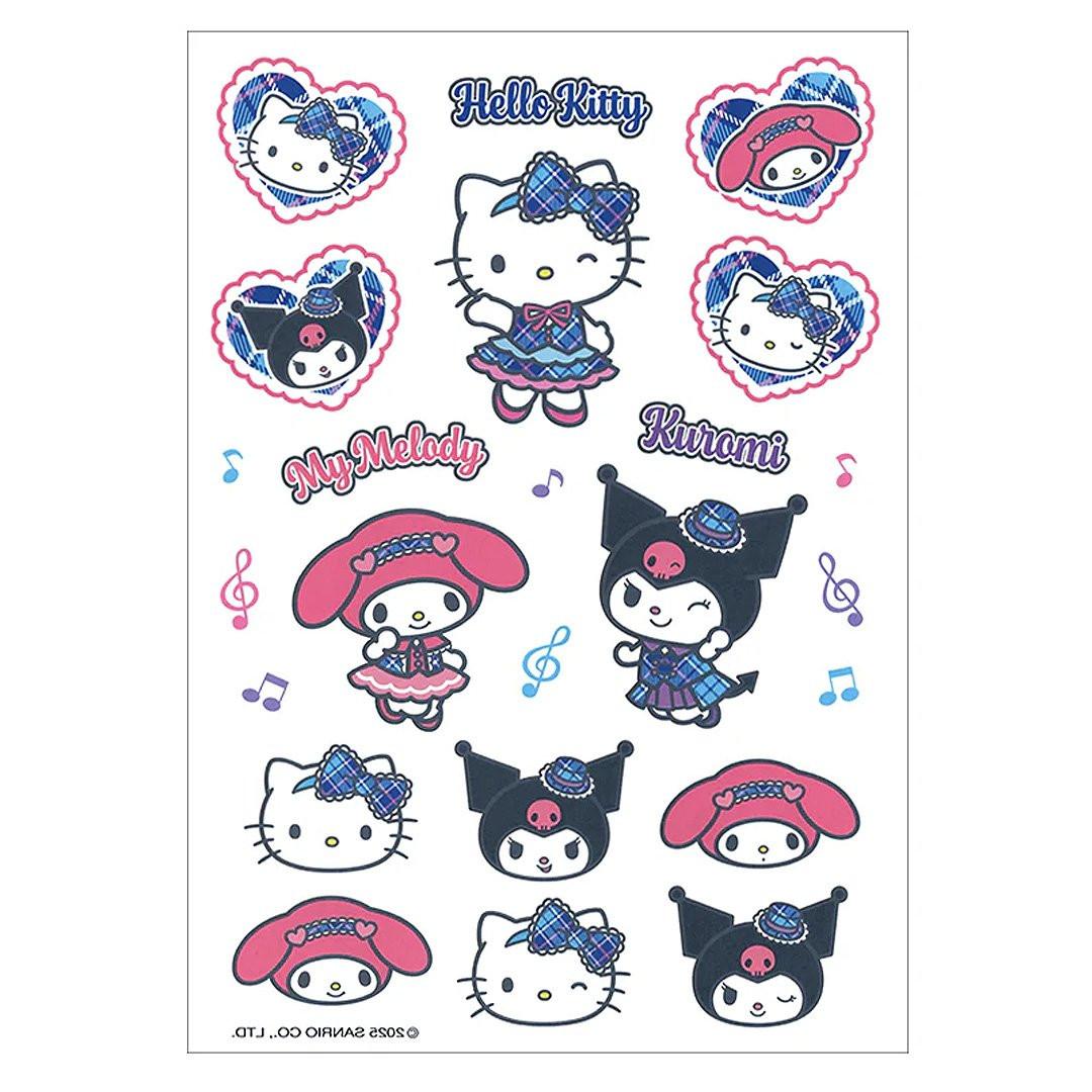 Sanrio Girls Group Temporary Tattoo Sheet
