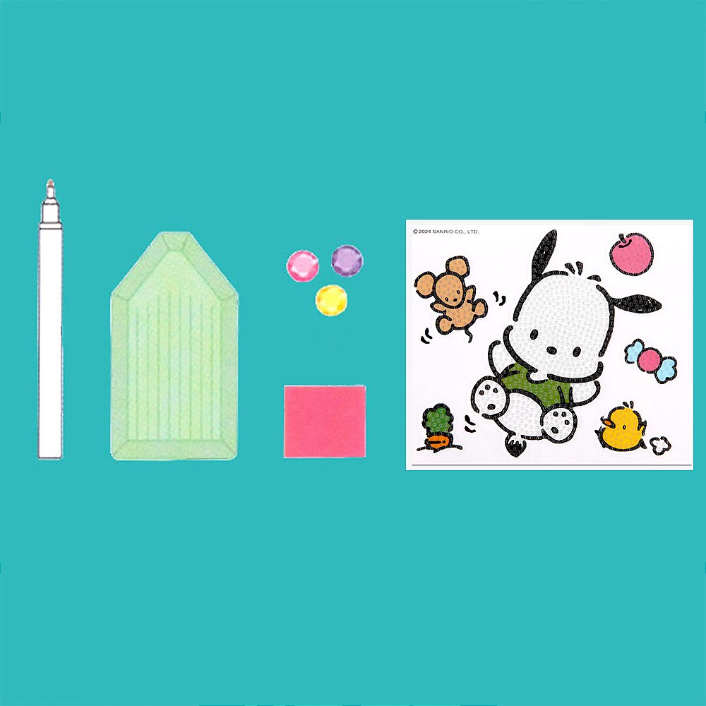 Sanrio Cinnamoroll & Pochacco Diamond Painting Sticker DIY Kit