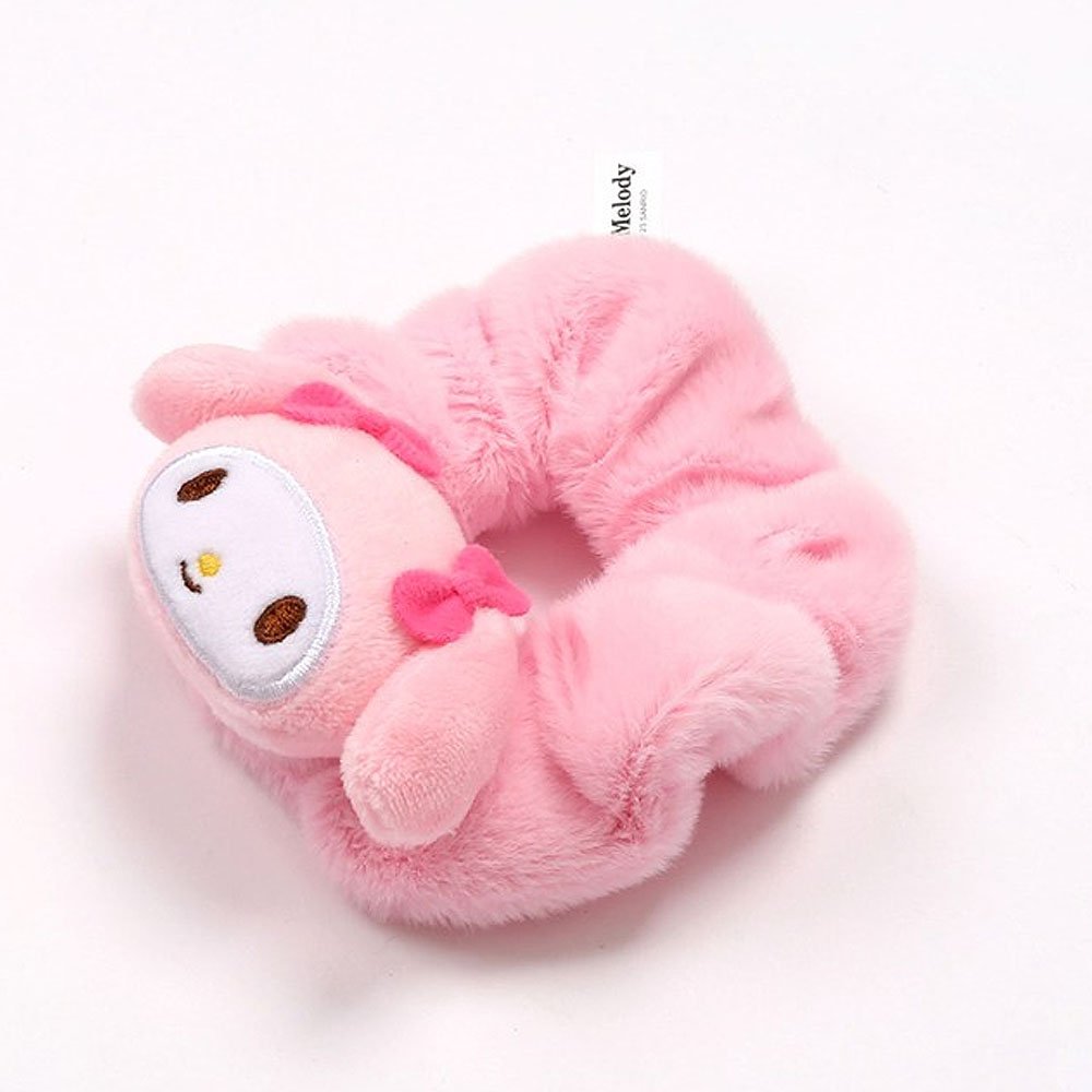 Sanrio Characters Fluffy Hair Scrunchies