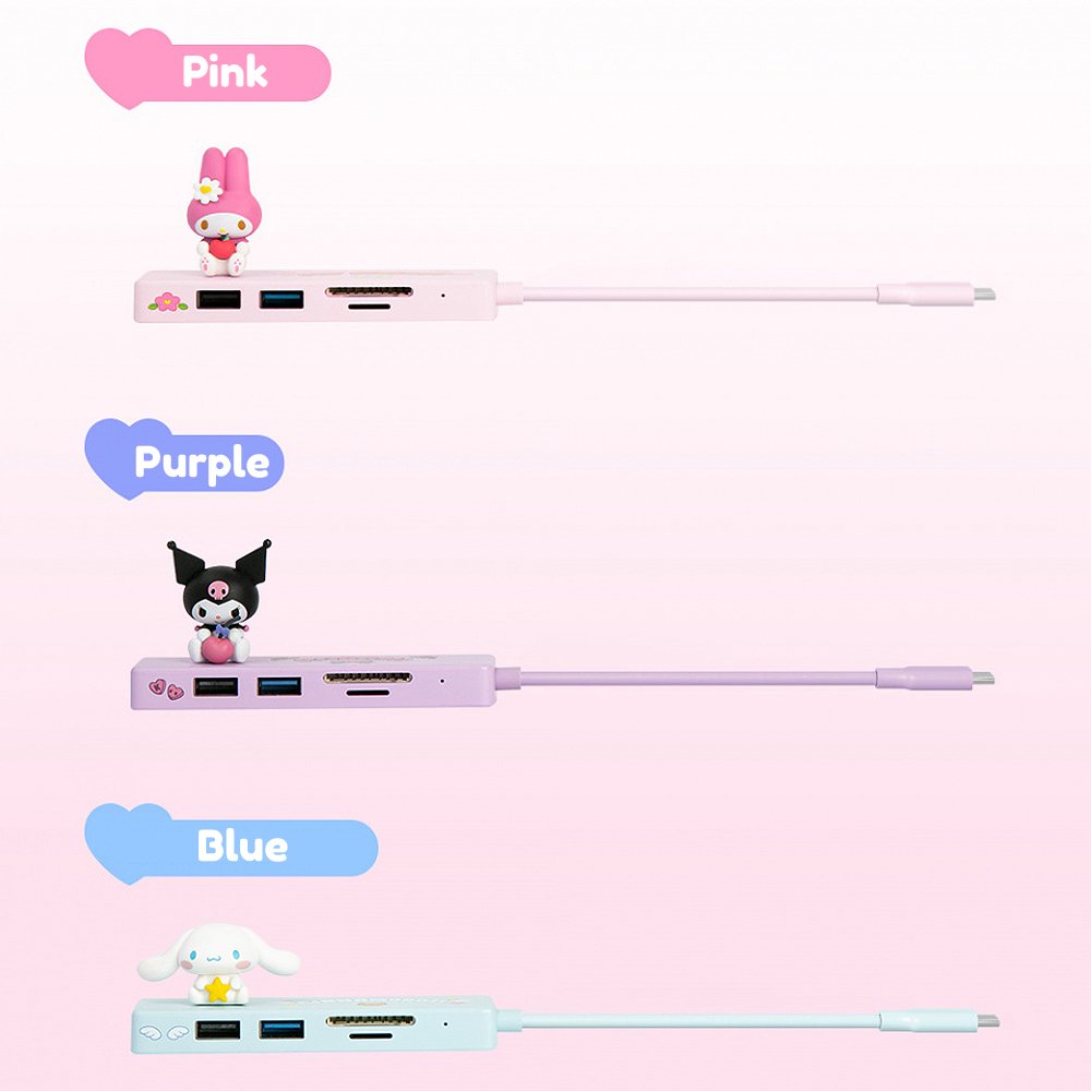 Sanrio Characters Figure USB Hub