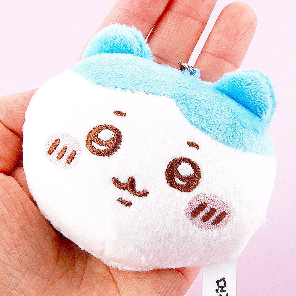 Chiikawa and Hachiware Plush Mirror Keychain