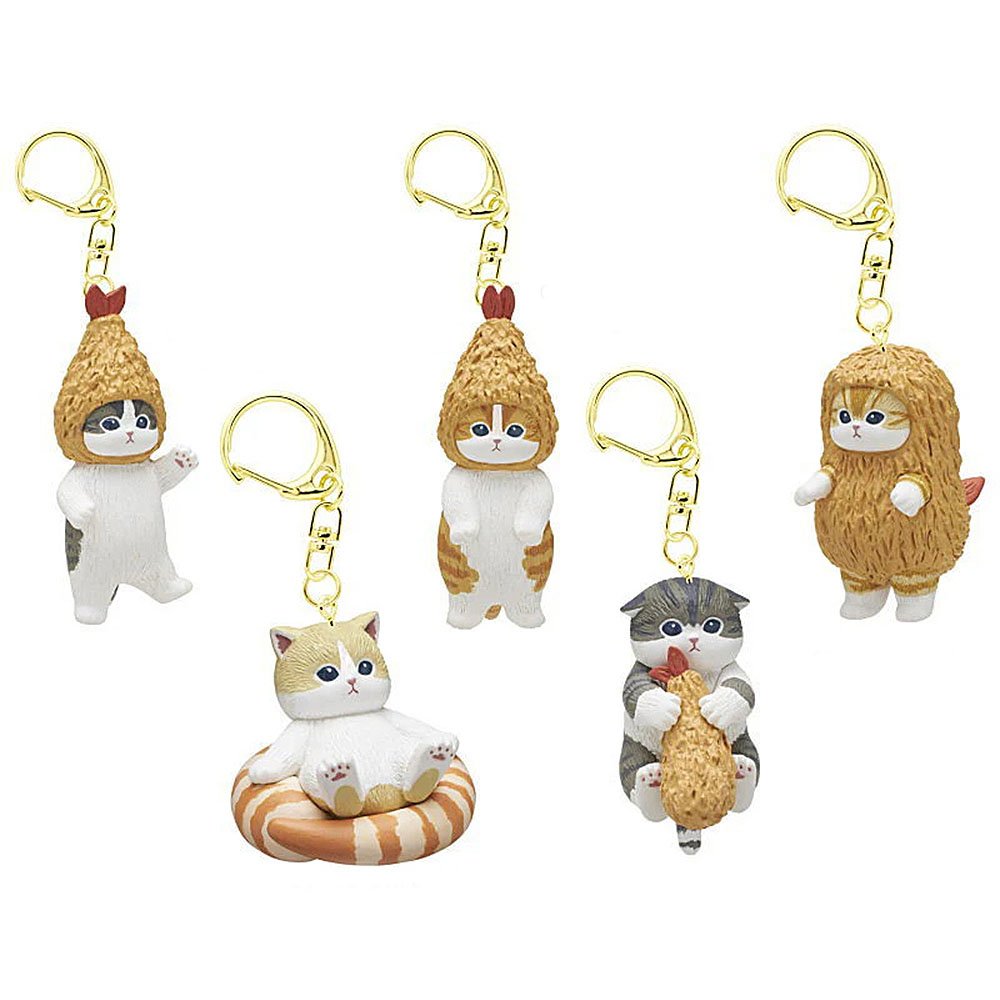 Mofusand Fried Shrimp Cat Figure Keychain
