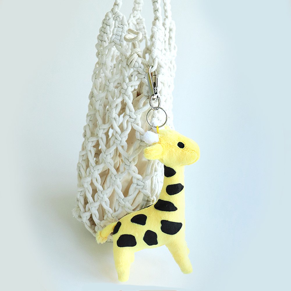 Miffy Bruna Family Giraffe Mascot Plush Keychain
