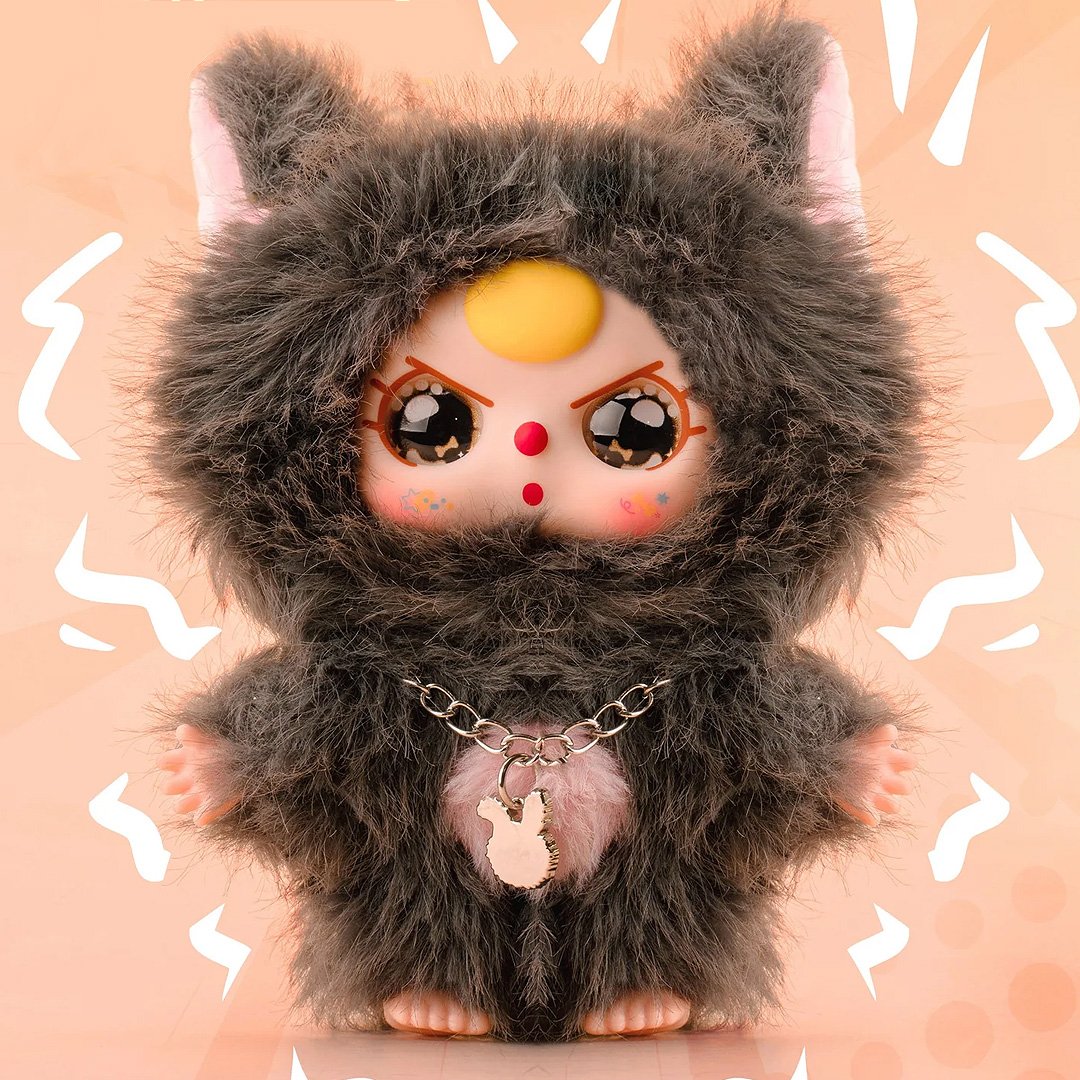 Baby Three Cat & Dog Series Plush Bag Charm Blind Box