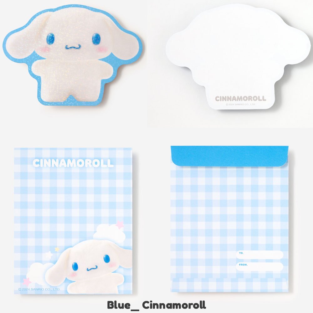 Sanrio Letter Card, Letter card and envelopes, Hello Kitty Letter card and envelopes, My Melody Letter card and envelopes, Cinnamoroll Letter card and envelopes, Pochacco Letter card and envelopes, Kuromi Letter card and envelopes, Invitaions card