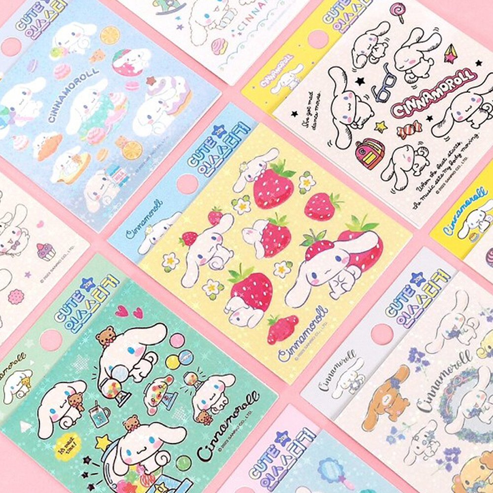 Sanrio Cinnamoroll Deco Sticker Sheets