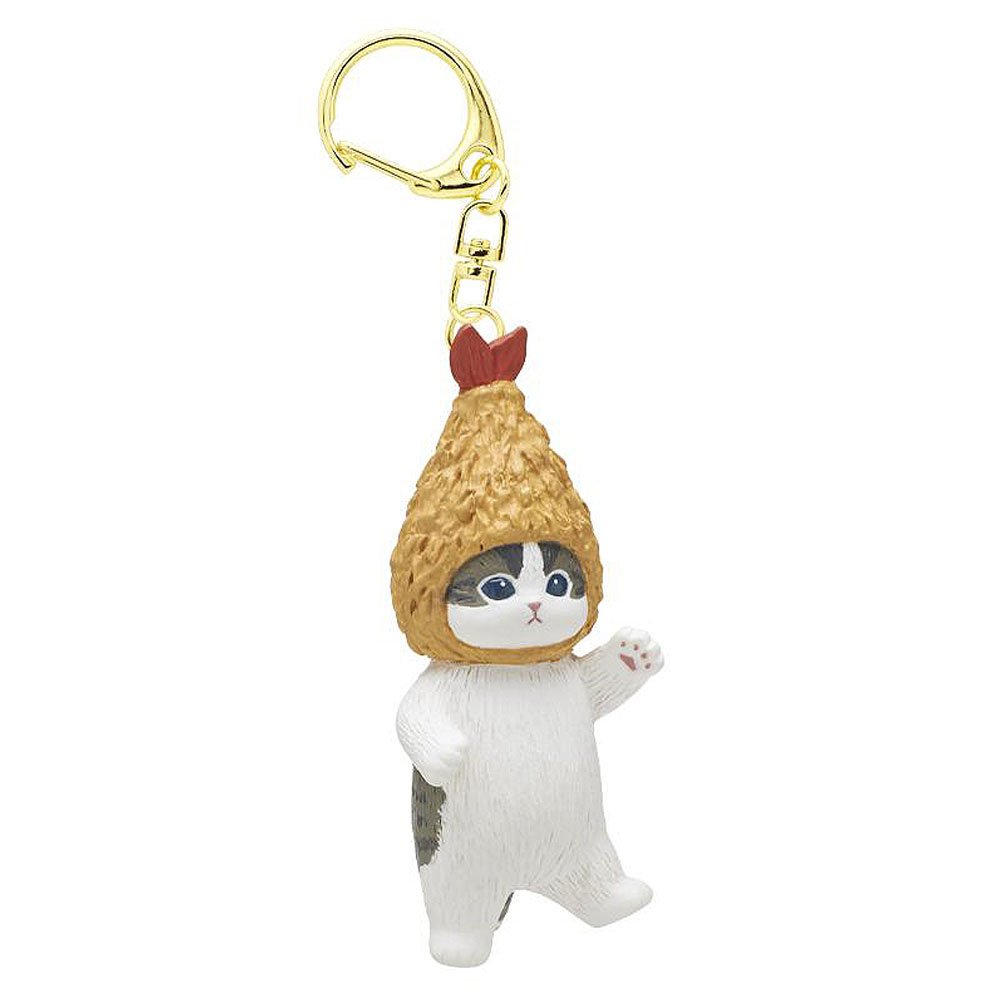 Mofusand Fried Shrimp Cat Figure Keychain
