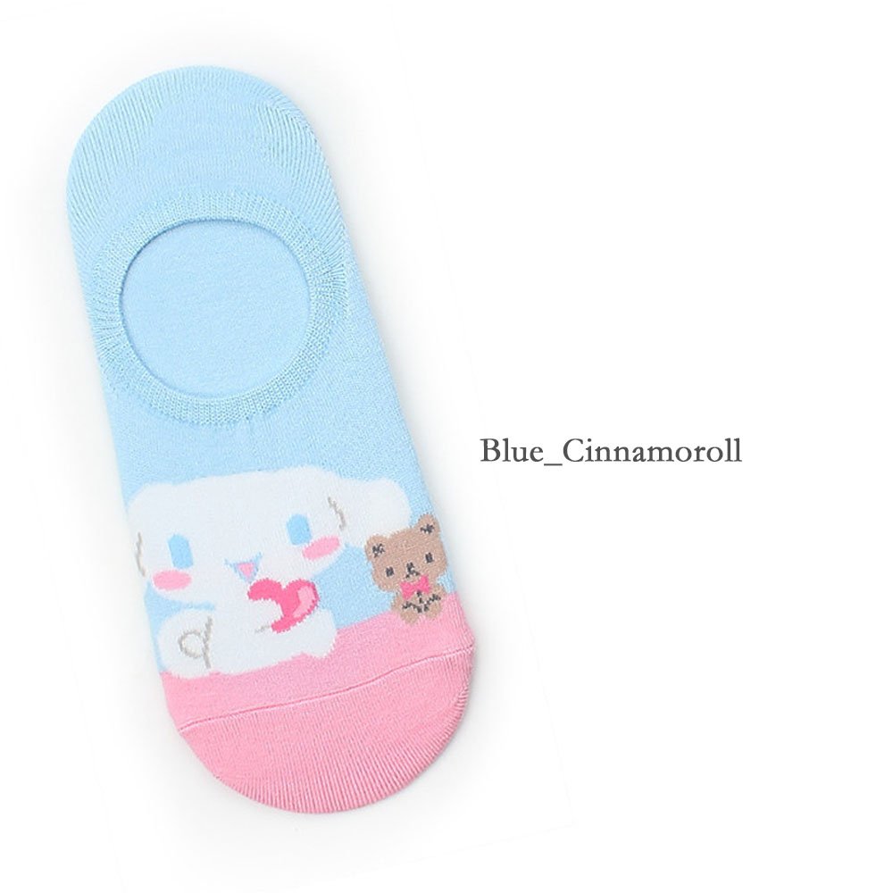 Sanrio Characters Buddy No Show Socks