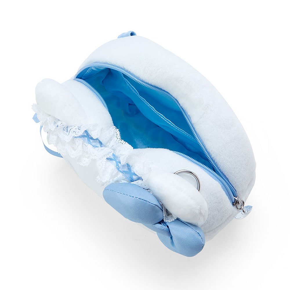 Hello Kitty Plush Crossbody Bag :Blue Angel