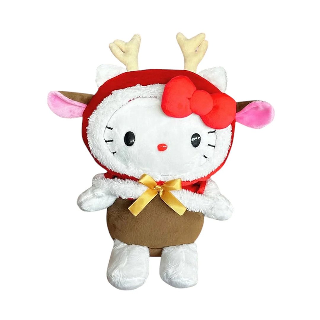 Sanrio Hello Kitty Santa Claus Reindeer Costume 10" Plush