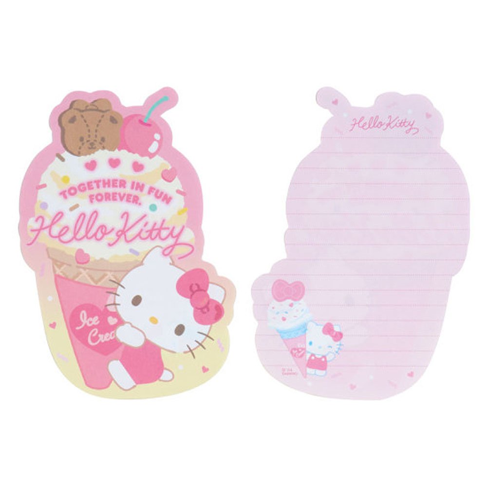 Hello Kitty Letter Set :Ice Cream Party