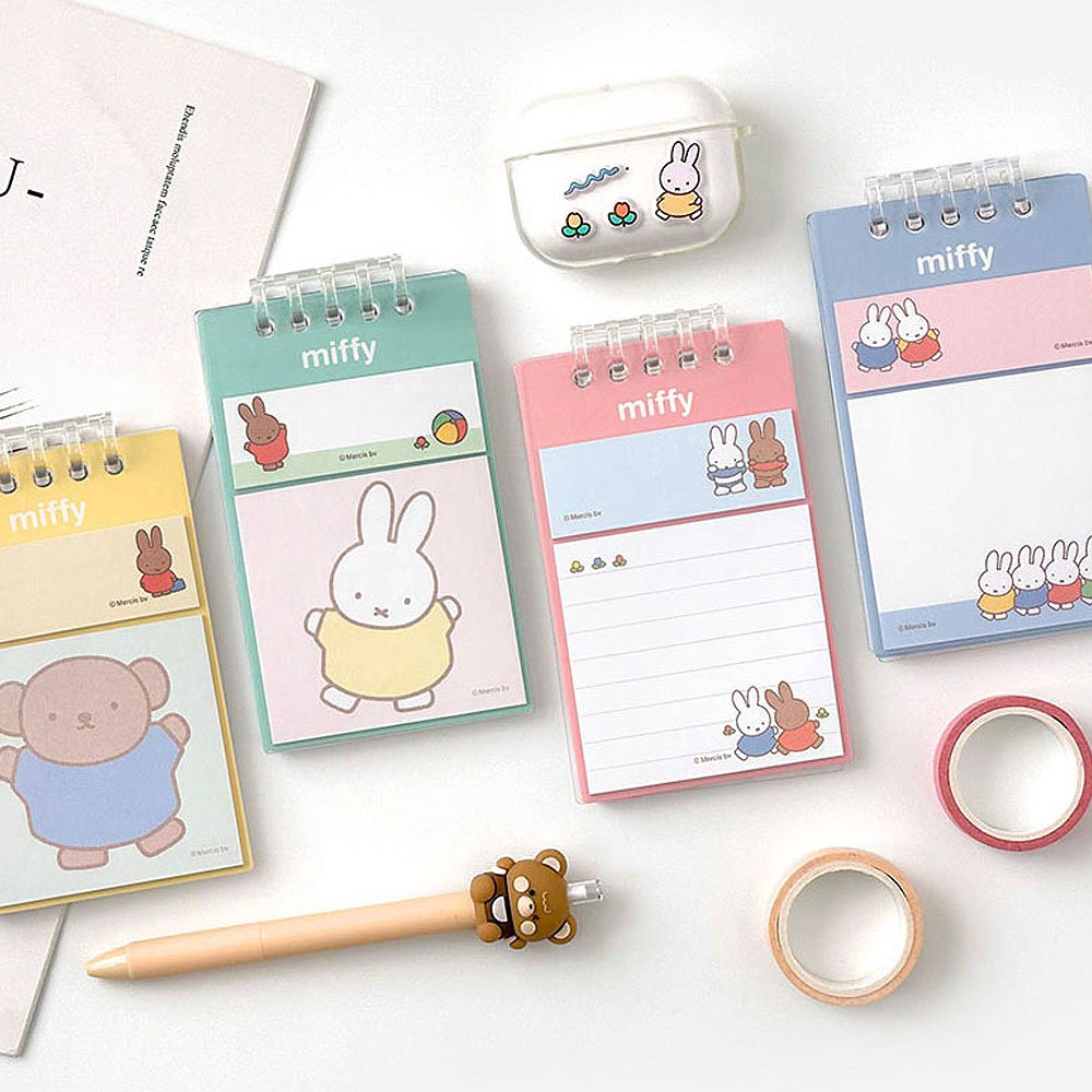 Miffy Sticky Memo Pad & Notebook