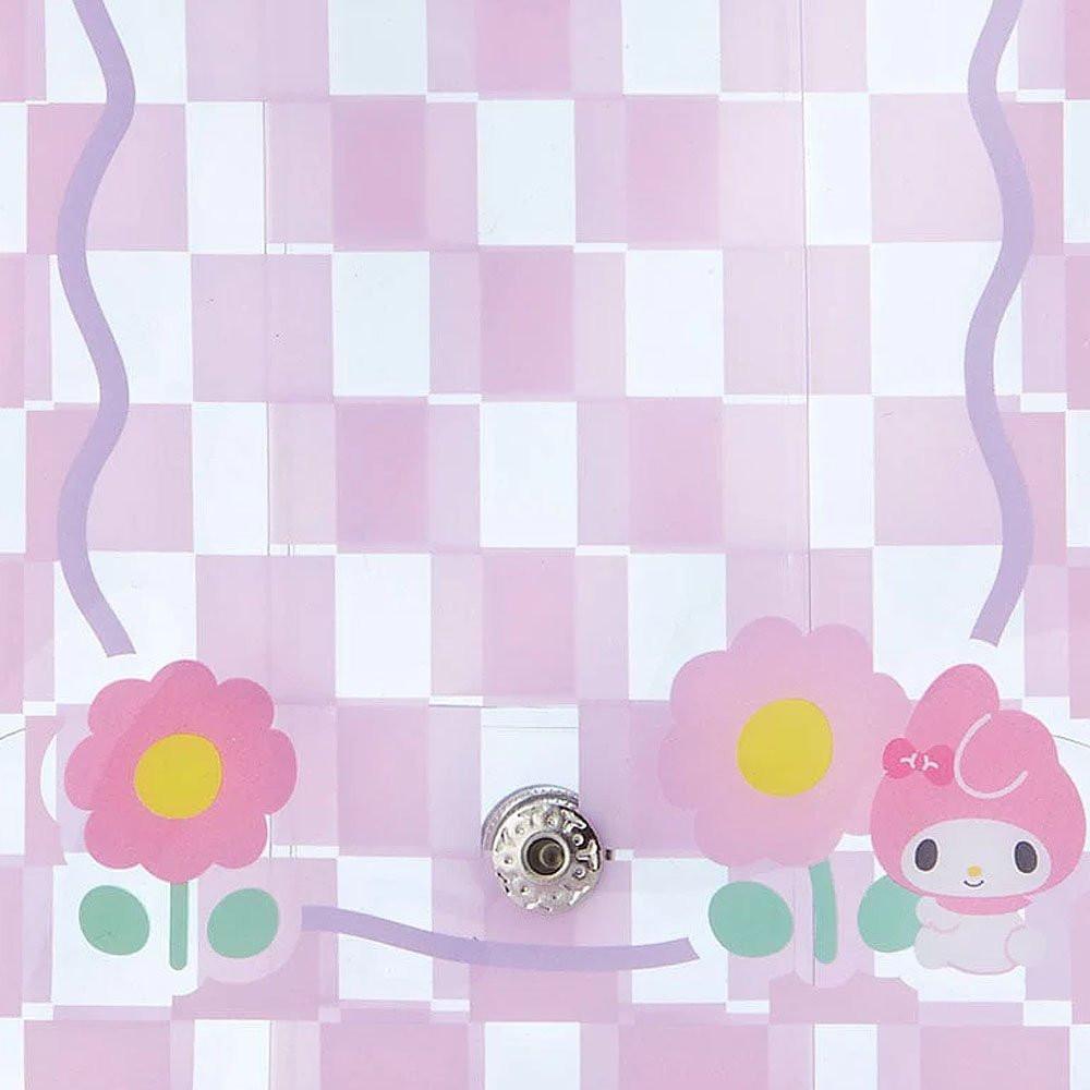 Sanrio Characters Mini Pouch :Pastel Check