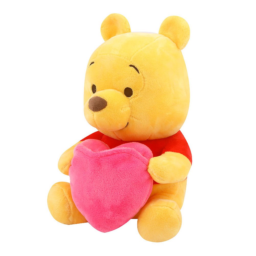Disney Winnie the Pooh & Piglet Heart 10" Plush