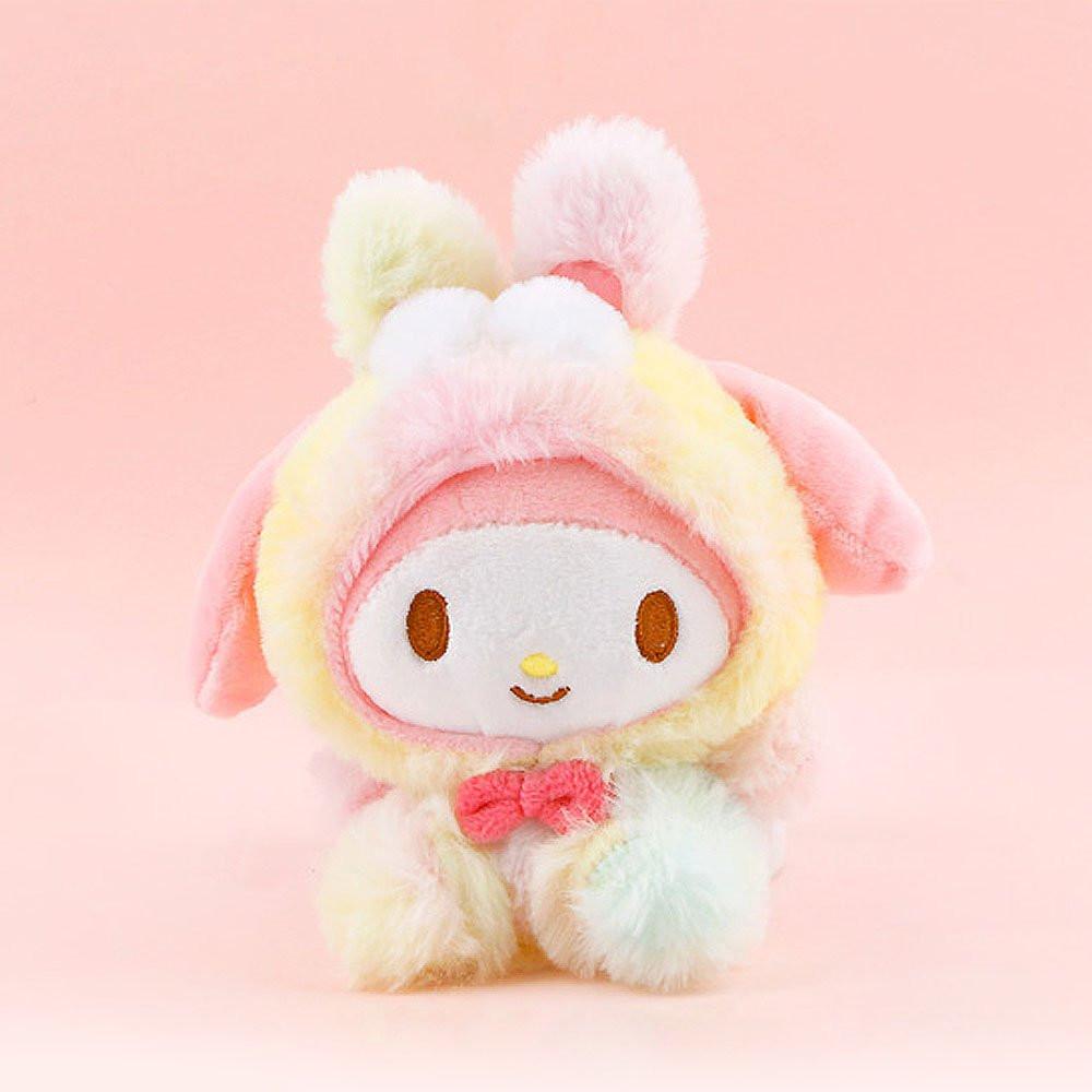 Sanrio My Melody Rainbow Clip-On Plush