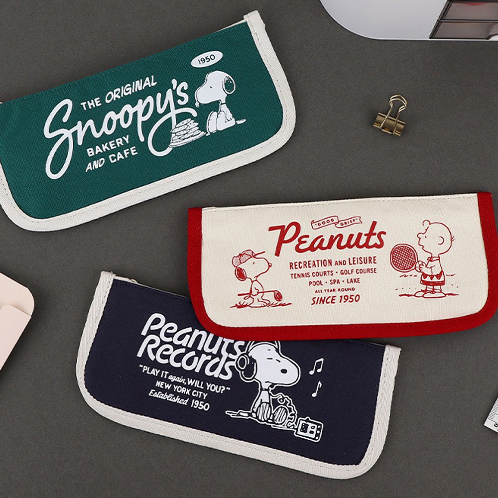 Peanuts Snoopy Slim Pencil Case
