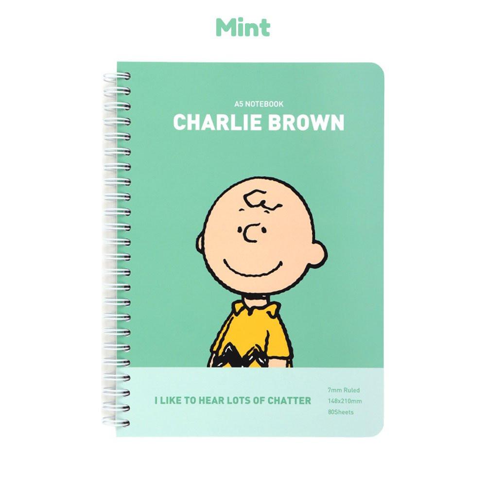 Peanuts Snoopy & Charlie Brown A5 Hard Cover Notebook
