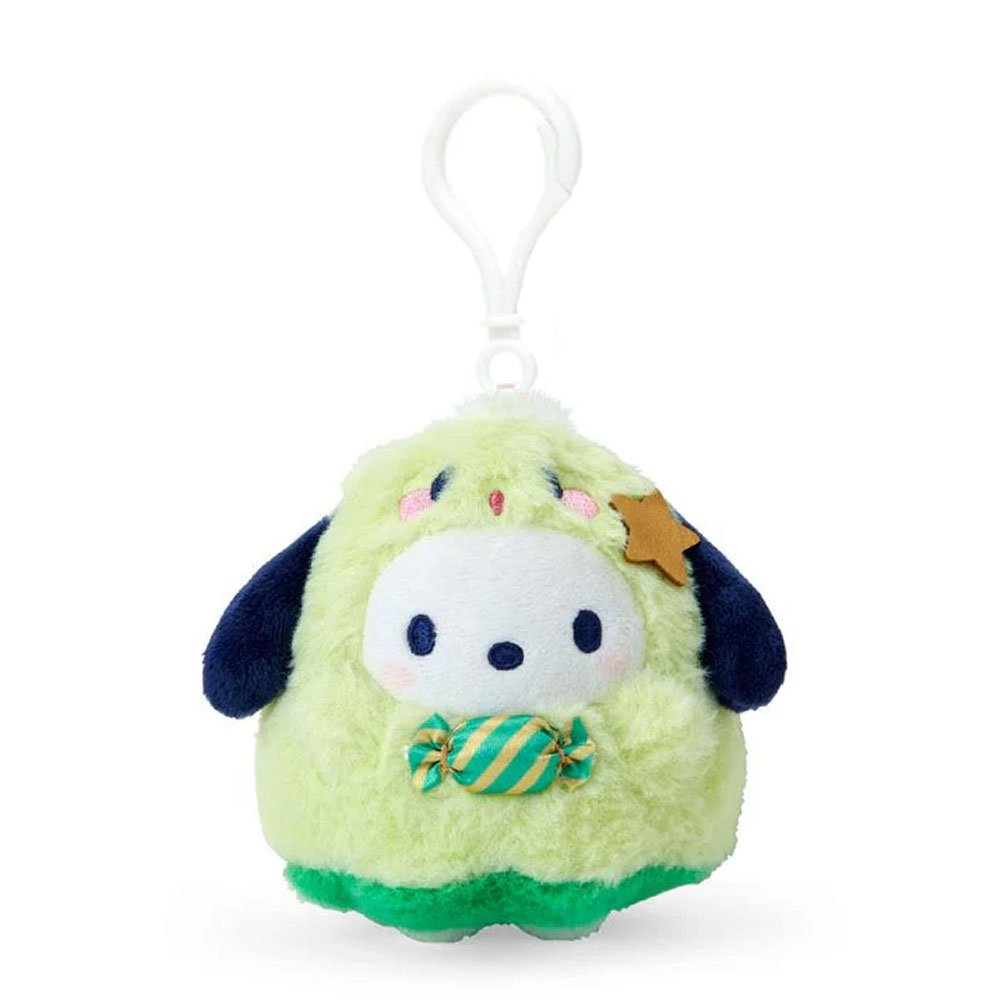 Sanrio Pochacco Candy Ghost Clip-On Keychain Mascot