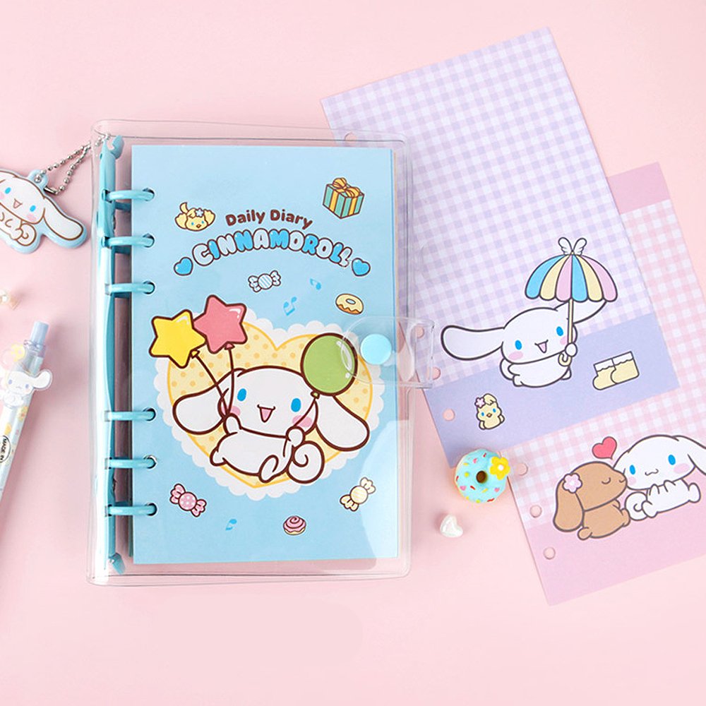 Sanrio Cinnamoroll 6 Ring Planner with Charm
