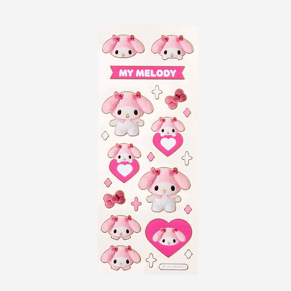 Sanrio Characters Gold Bolder Sticker :Pompom