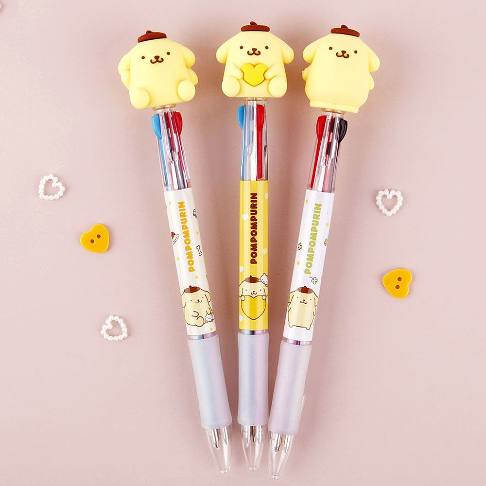 Sanrio Pompompurin Figure 3-Color Pen