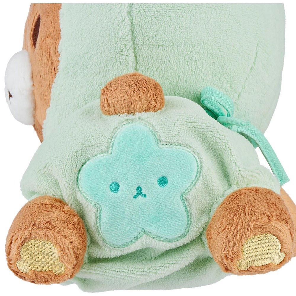 San-X Rilakkuma Chairoikoguma Crawl Baby Bunny Costume Plush
